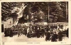 CPA Lourdes the cave