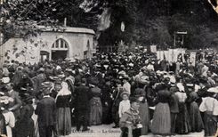 CPA Lourdes the cave