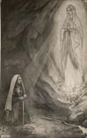 CPA Souvenir Of Lourdes the Appearance Sainte Bernadette Soubirous In Grottr De Massabielle