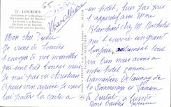 CPA Loudres the Cave And the Basilica The cave and The Basilica