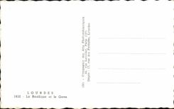 CPA Lourdes the Basilica and Gave