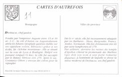 Ancient REPRO Autun Walk of Marbes and Statue of Divitiac friendly Eduen Chief of Casar