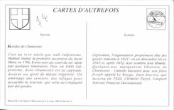 REPRO A Chamonix Le Lac Blanc et le Belved Vue Prise au dessus de la Elegere