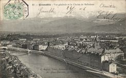 CPA Grenoble View and the Chain of Belledone