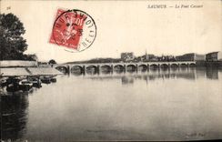 CPA Saumur the Cessart Bridge