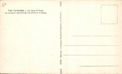 CPA the Pyrenees Gave D' Ossau While Assembling Warm water has Gabas