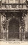 CPA Toulon the Gate Of the Town hall And the Caryatids De Puget