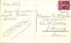 CPA Royan Conche De Foncilion Through los arboles