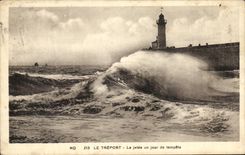 CPA Treport the Pier One Day of storm