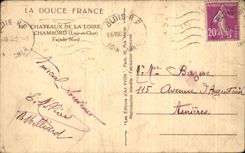 CPA Chateaux De la Loire Chambord 