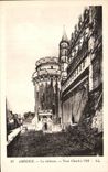 CPA Amboise la vuelta Charles VIII del castillo