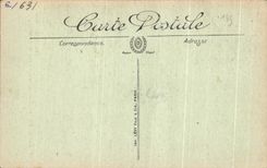 CPA Church De Mozac Christ Strong paste with underskirt and Cap