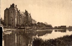 CPA CPA the abbey of St Pierre de Solesmes