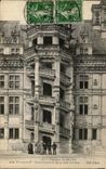 CPA Chateau de Blois Aile Francois ler Soubasement du grand Escalier 