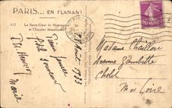 CPA Paris While Strolling the Sacring Heart of Montmartre and the Monumental Staircase