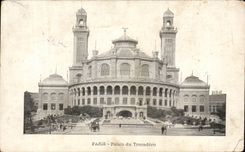 CPA Paris Palate of Trocadero