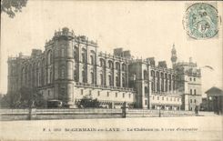 CPA St Germain en Laye Le Chateau Vue d'ensemble