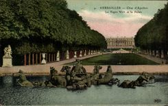CPA Versailles Char d'Apollon Le Tapis Vert et le Palais