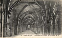 CPA Bayonne Interior of the Cloister of the Cathedral