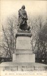 CPA Rouen Statue of Pierre Crow