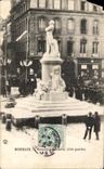 CPA Bordeaux Gambetta Monument