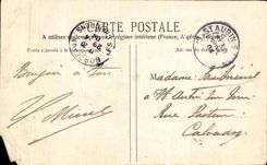 CPA Bordeaux Gambetta Monument