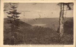 CPA Valley Of Those Seen View on Allarmont and Chaine of the Vosges