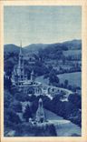 CPA Lourdes the Basilica and the Monument interailie