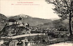 CPA the High Pyrenees Lourdes Fort And Valley of Argeles