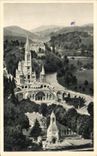 CPA Lourdes the Basilica And the Interallied Monument