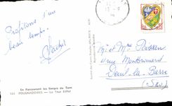 CPA By Traversing the Falls Of the Tarn Pougnadoires the Eiffel Tower