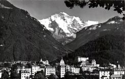 CPA Interlaken Die Jungfrau