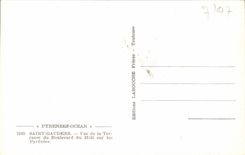 CPA the Pyrenees Ocean Saint Gaudens Seen of the Terrace of the Boulevard of the South on the Pyrenees