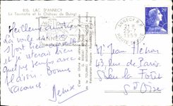 CPA Lake Annecy the Spinner and the Castle of Duingt