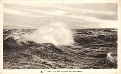 Mar de CPA un dia de tiempo pesado