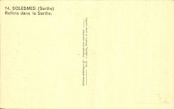 CPA Solesmes Reflections In the Sarthe