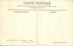 CPA Chantilly Le Chateau L'lle D'amour