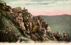 CPA the Mount Gilds Summit of Sancy the Rock Of the Three Devils