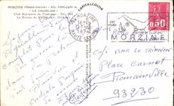 CPSM Morzine Chablais European Club of Tourism Top of Nyon