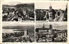 CPA Souvenir de Lausanne