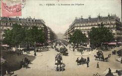 CPA Paris the Avenue of I' Opera