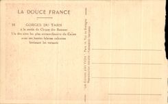 CPA Falls Of the Tarn at the exit of the Circus of the Balsams