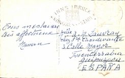 CPA Innsbruck Rennweg put Hofburg und Landestheater Gegen Nordkette