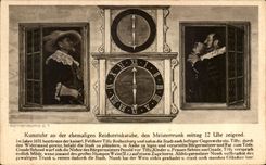 CPA Kunstuhr an der ehemaligen Reidstrinkstube den Meisterrunk Mittag