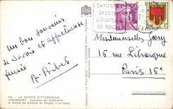 CPA Picturesque Savoy Chambery Elephants