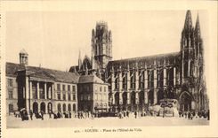 CPA Rouen Places Town hall