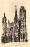 CPA the Cathedral of Rouen Together