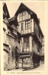 CPA Rouen Hurdy-gurdy House of the 15th Street St Romain