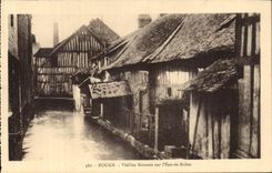 CPA Rouen Hurdy-gurdy House on the Water of Robec