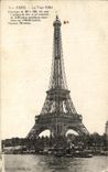 CPA Paris La Tour Eiffel Peniche 